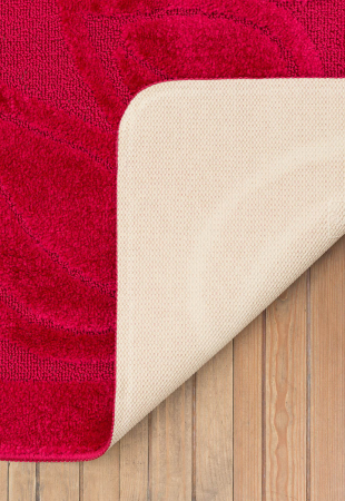 Set 2 Covorase de baie, Antiderapante, Flora 2577 Rosu, 50x80/40x50 cm [1]
