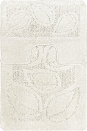 Set 2 Covoras baie, Flora 2517 Ecru, 60x100 cm, 50x60 cm [0]