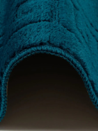 Set 2 Covorase antiderapante de baie, Ethnic 2595, Turcoaz, Diverse Marimi [2]