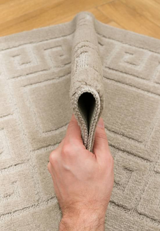 Set 2 Covorase de baie, Antiderapante, Ethnic 2521, Crem/Gri [4]