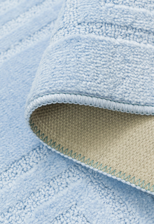 Set 2 Covorase de baie, Antiderapante, Ethnic 2522, Baby Blue [5]