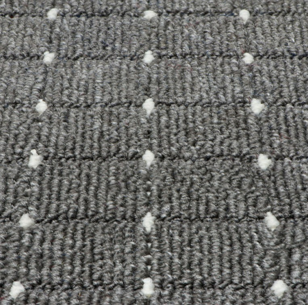 Traversa Antiderapanta Hol/Bucatarie, Model STANFORD LEAD-SUGAR, Latime 80 cm, Gri [5]