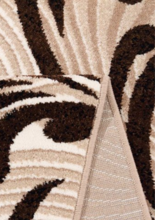 Model Cappuccino, Traversa Crem/Maro, Festonata, Latime 120 cm [2]