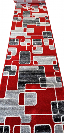 Traversa Festonata, Model Cappuccino16402/509, Rosu [4]