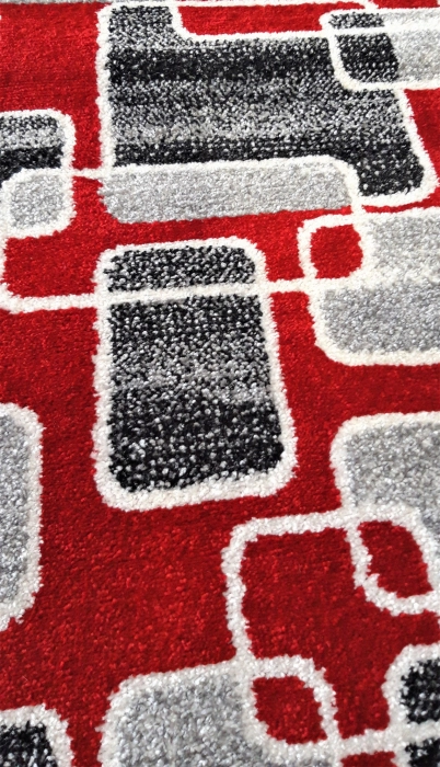 Traversa Festonata, Model Cappuccino16402/509, Rosu [5]