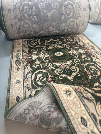 Traversa Hol, Model Clasic 15002/310, Festonata Latime 120 cm, Verde [1]