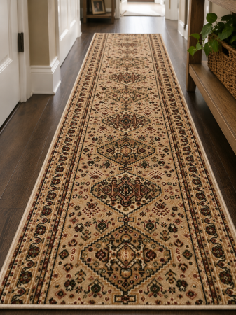 Traverse - Traversa Hol, Model Clasic 15040/110, Festonata, Latime 80 cm, Crem