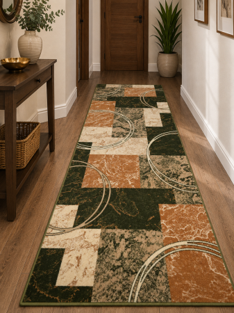 Traverse - Traversa Hol, Model LOTOS 15001/310,Traversa Hol Latime 150 cm, Verde