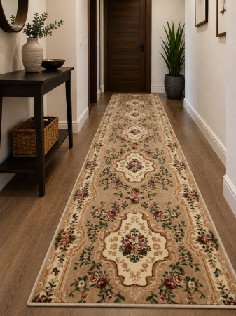 Traverse - Traversa Hol, Model Lotos 570/100 , Festonata, Latime 80 cm,