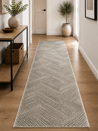 Traverse Copii - Traversa Hol, Model Opus 54355/670, Latime 80 cm, Festonata, Gri