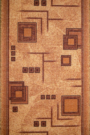 Traverse - Traversa Festonata / Surfilata, Model Print 970-43, Tesatura Plata, Bej, Maro, Antialergic, Polipropilena, Living, Dormitor, Coridor, Hol