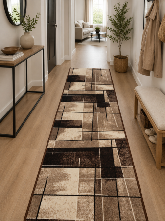 Traverse Hol - Traversa Model Print Hanoi, Diverse Latimi, Bej