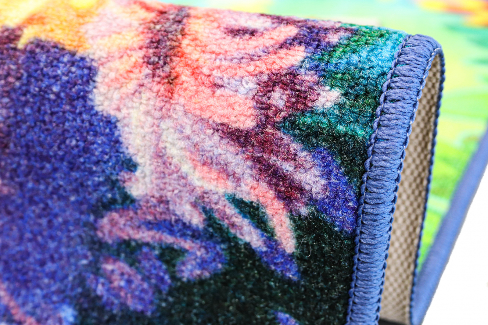 Covor Camera Copii Model Mica Sirena, Multicolor, Inaltime Fir 6 mm, Antiderapant, Antialergic, Poliamida, Gradinita, Cresa, Loc de Joaca [3]