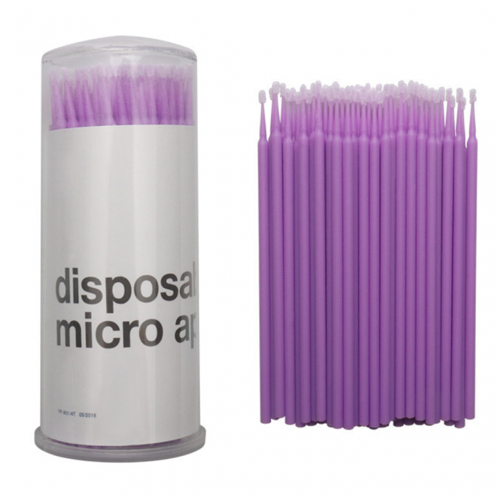 Microbrush S Purple - set 100 bucati [1]