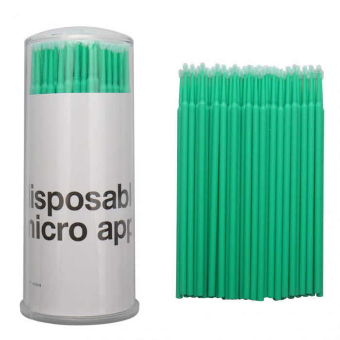 Microbrush M Green - set 100 bucati [1]