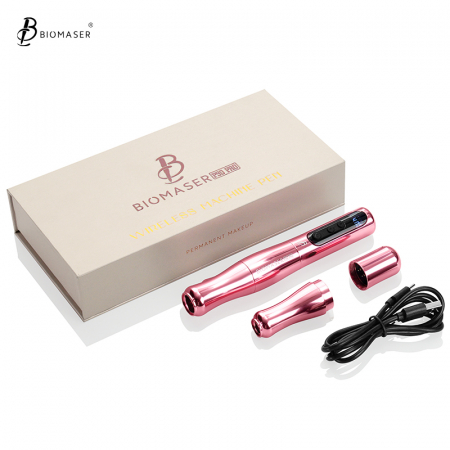 Aparat Micropigmentare - Biomaser P90 Pro Wireless Pink [1]