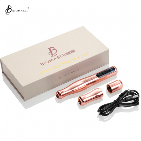 Aparat Micropigmentare - Biomaser P90 Pro Wireless Rose Gold [1]