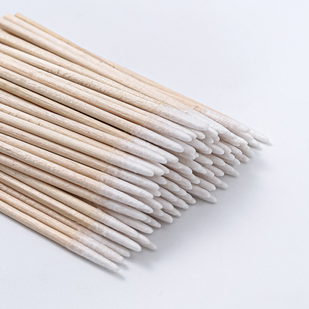 Ustensile - Betisoare Din Lemn Cu Varf De Bumbac - Cosmetice