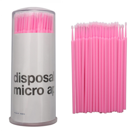 Consumabile - Microbrush M Pink - set 100 bucati