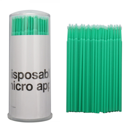 Microbrush M Green - set 100 bucati