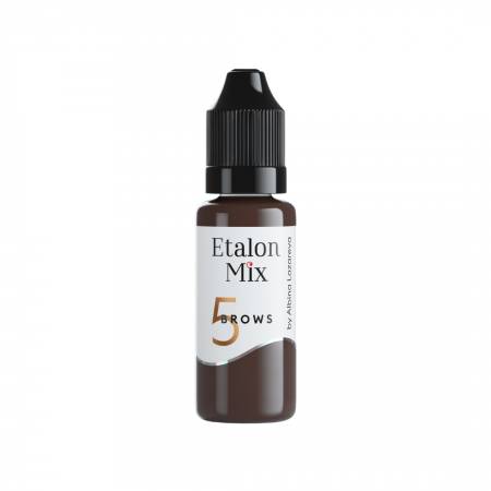 Pigmenti - Pigment Sprancene Etalon MIX - No.5 Bitter Chocolate - 15 ml