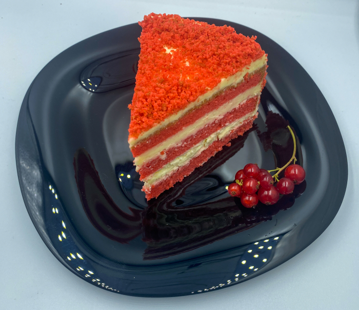 Felie Tort Red Velvet Fara zahar [7]