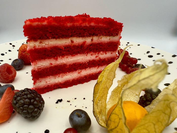 Tort Red Velvet Fara zahar [4]