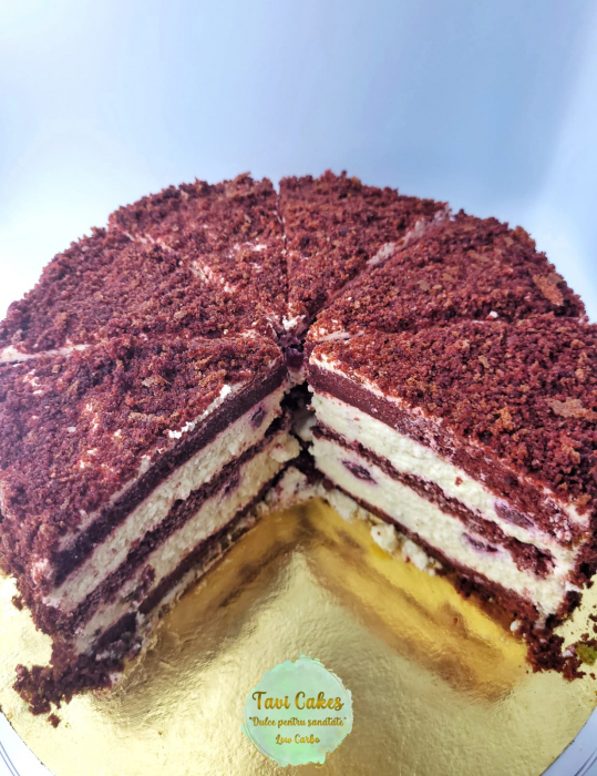 Tort Red Velvet Fara zahar [8]