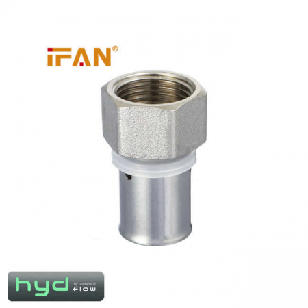Tevi, fitinguri, robineti si accesorii - Racord alama multistrat presare FI D16x1/2”