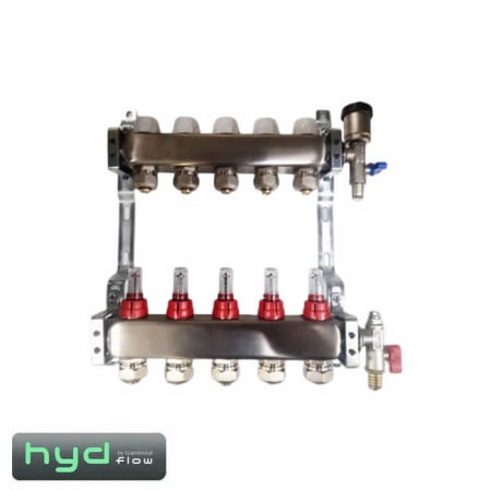 Distribuitor - Distribuitor-colector incalzire in pardoseala cu 5 circuite HYD Flow