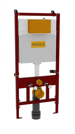 Sanitare - Rezervor vas WC ingropat cu cadru metalic cu placuta de comanda cromata