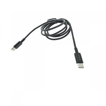 Cabluri USB 2.0 - Cablu cu conectori USB Tip C tata la USB Tip C tata, PD60W, X-Start 318CC, lungime 100 cm, negru