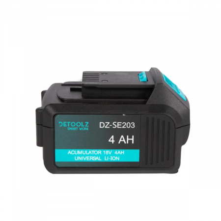 Baterii acumulatori standard - Acumulator Li-Ion universal, Detoolz DZ-SE203, 18V/4Ah