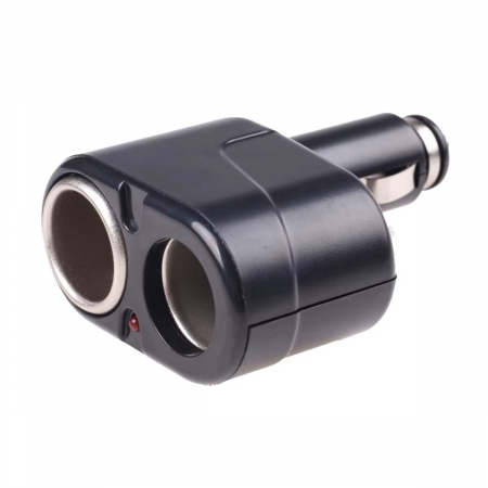 Bricheta auto - Adaptor Priza Bricheta Auto cu 2 Porturi, 12V/24V