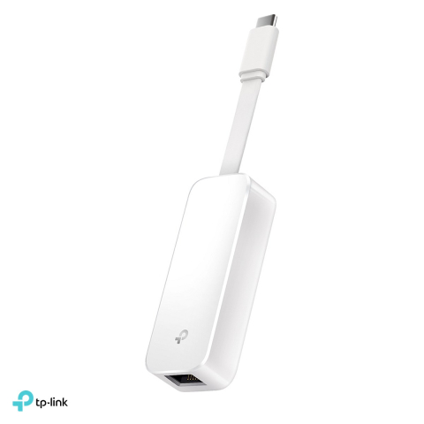 Placi de retea - Adaptor USB Type-C la Ethernet Gigabit TP-Link UE300C, port RJ45 10/100/1000 Mbps, USB 3.0, chipset AX88179A, design pliabil, UE300C