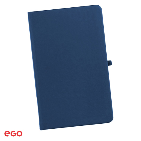 Agende si calendare - Agenda nedatata Ego Dark cu pix, A5, 16x21 cm, 192 pagini, albastru