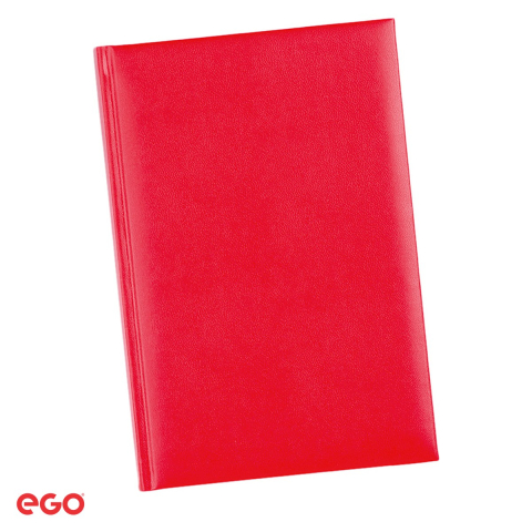 Agende si calendare - Agenda zilnica Ego Basic 2027, A5, 14x20.5 cm, 352 pagini, rosu