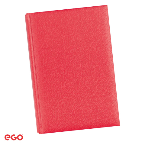 Agende si calendare - Agenda zilnica Ego Basic 2027, A5, 14x20.5 cm, 352 pagini, rosu texturat