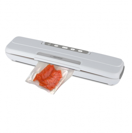 Sigilare plastic - Aparat de vidat si sigilat, 110W, 3L/min, latime maxima de etansare 300mm, vidare umeda/uscata/soft, cutter si 10 pungi incluse, ES-96523, uz alimentar si general