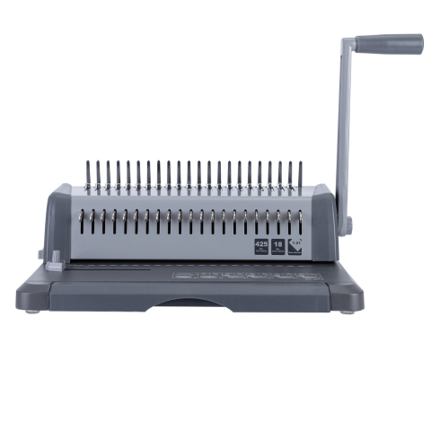 Aparate de indosariat - Aparat indosariat manual, E3873, cu inele din plastic, capacitate indosariere 425 foi, perforare 18 coli, pentru birou si arhivare intensiva
