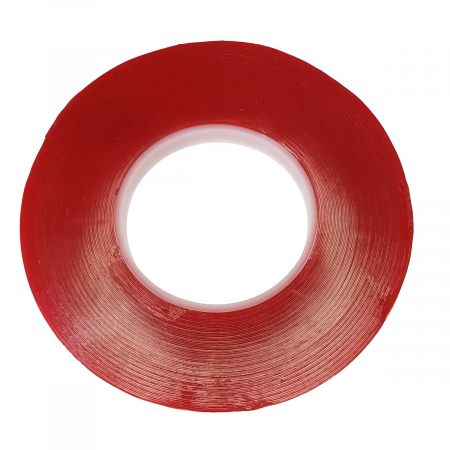 Benzi adezive - Banda dublu adeziva siliconata transparenta de 15 mm x 25m