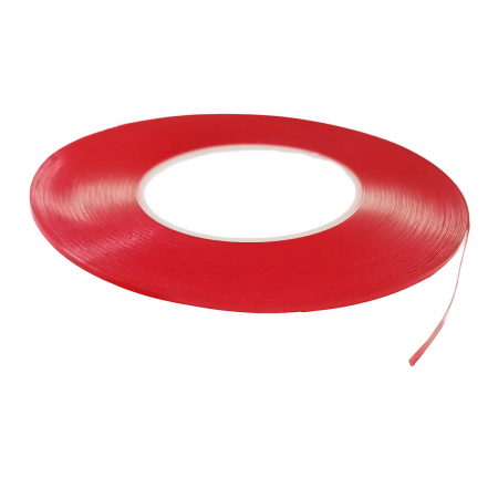 Benzi adezive - Banda dublu adeziva siliconata transparenta de 2mm x 25m