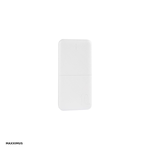 Energy - Baterie externa (power bank) Maxximus MX COCO, 10000 mAh, 2x USB-A + microUSB, 10W, alb