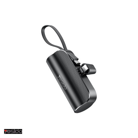 Energy - Baterie externa (power bank) Yesido YP68, 5000 mAh, USB-C + Lightning, 12W, negru