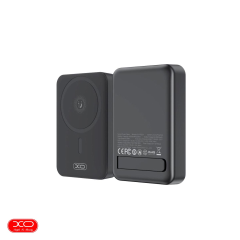 Energy - Baterie externa wireless magnetica (power bank) XO PR231, 10000 mAh, 2x USB-C, 20W, negru