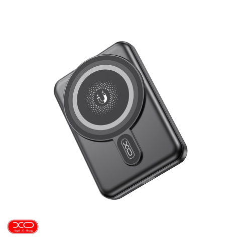 Energy - Baterie externa wireless magnetica (power bank) XO PR264, 10000 mAh, USB-C, 20W, negru