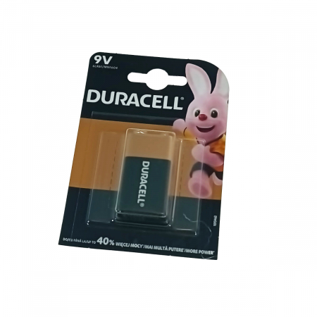 Baterii Alcaline 6LR61 9V - Baterie alcalina 6LR61 9V, Duracell, 07722, in blister