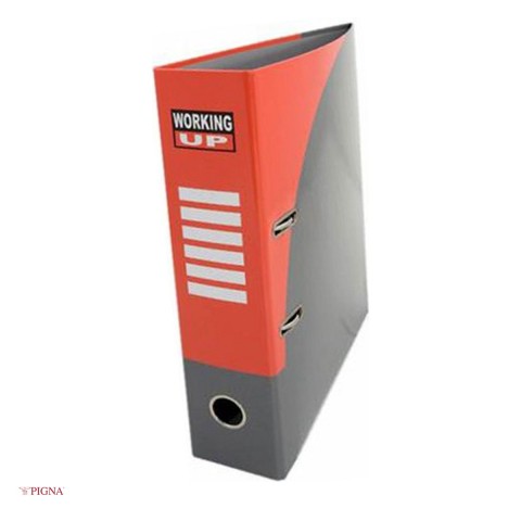 Bibliorafturi - Biblioraft Pigna Working Up, A4, din carton, 8 cm, rosu