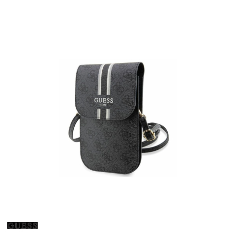 Genti si borsete telefon - Borseta telefon cu portofel Guess 4G, Negru