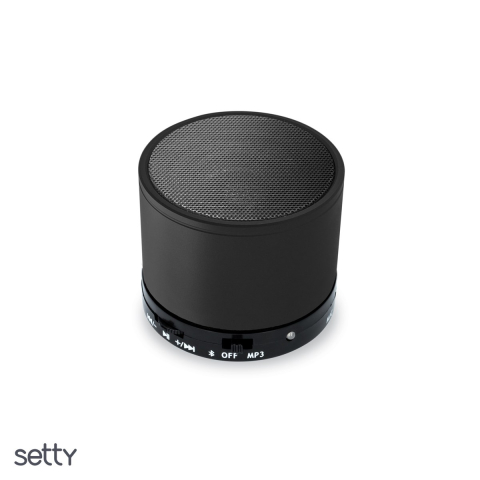 Boxe bluetooth - Boxa Bluetooth v 2.1,  Setty Junior, 3W, cu microfon pentru convorbiri, slot microSD, raza 10 m, Neagra